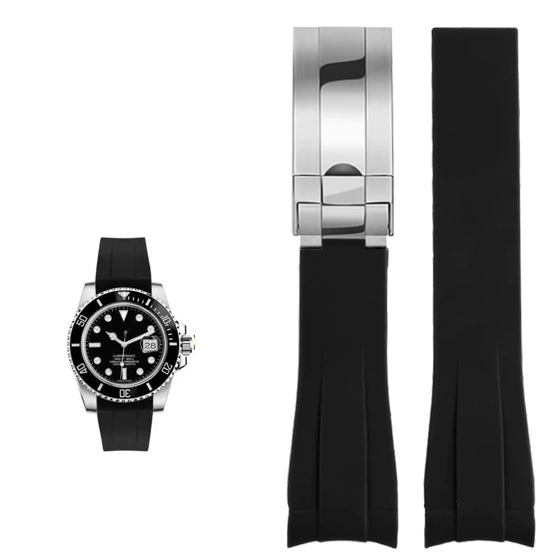 Rolex Watch Daytona - Voor Rolex 20 mm siliconen horlogeaccessoires