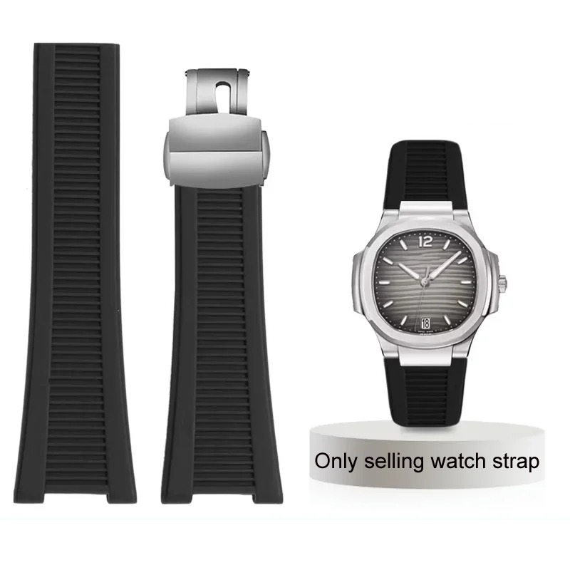 Patek Philippe Watch Nautilus - Siliconen Horlogeband Voor Patek Philippe Nautilus