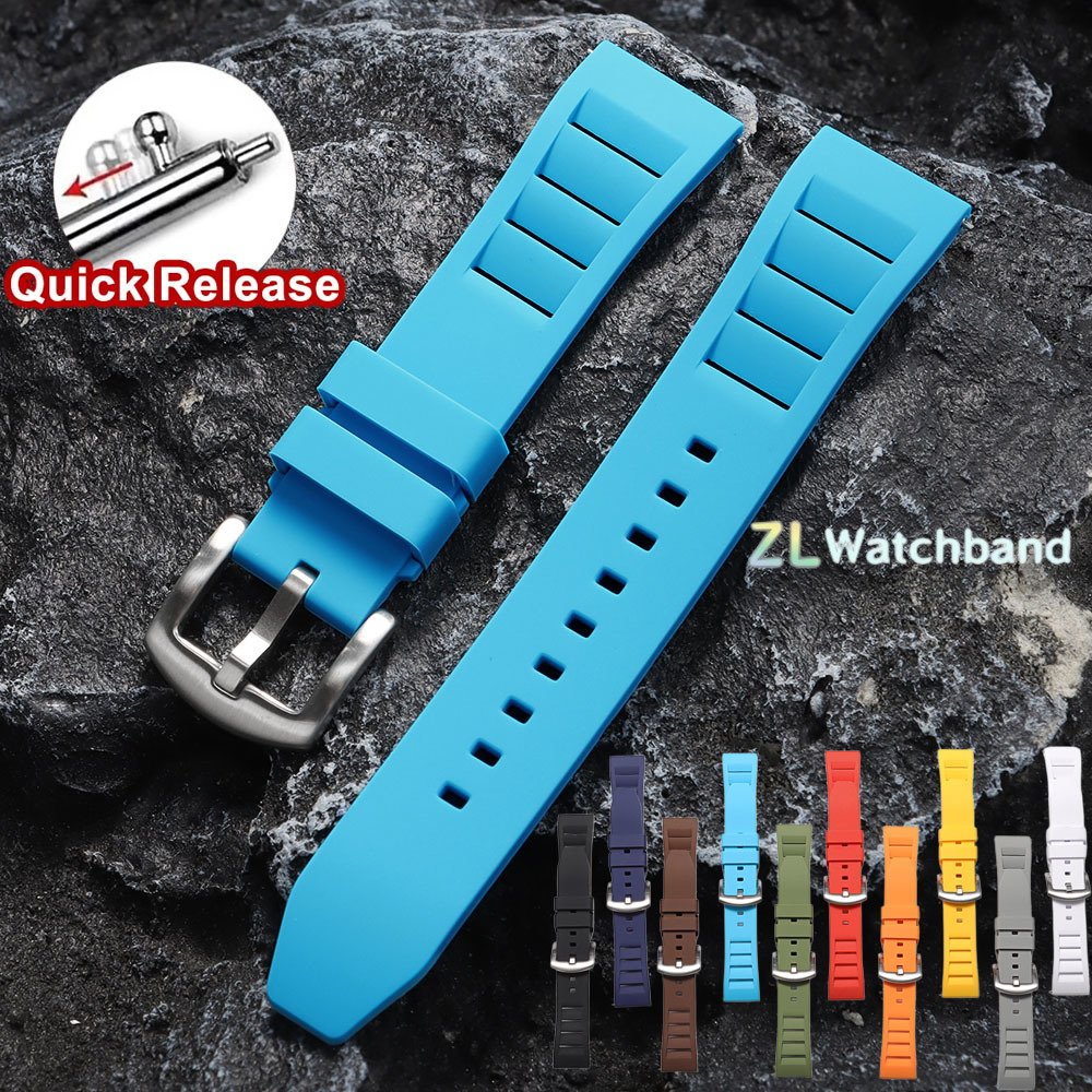 Rubber Strap Diver - Nieuw ontwerp rubberen horlogeband 20 mm
