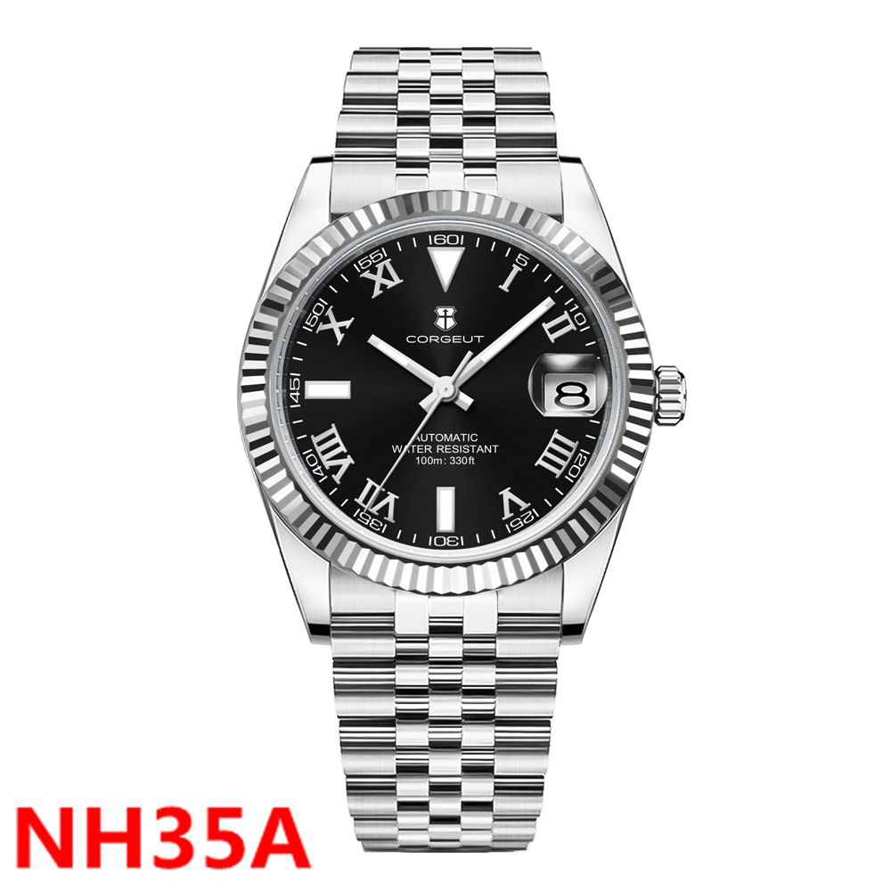 Stainless Bracelet Diver - Luxe Corgeut nh35 Automatische Mechanische Horloges