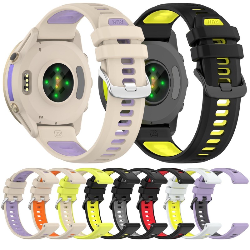 22 mm bicolor band voor Garmin - Silicone Watch Band 22Mm recensie en prijs