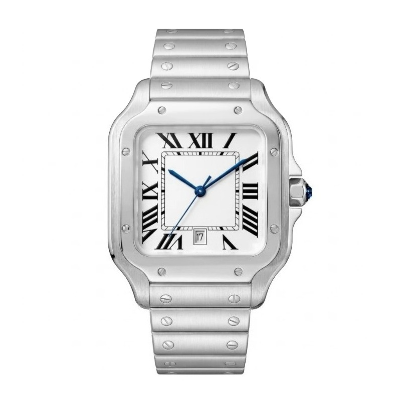 Nieuw luxe heren quartzhorloge - Cartier Watch Santos recensie en prijs