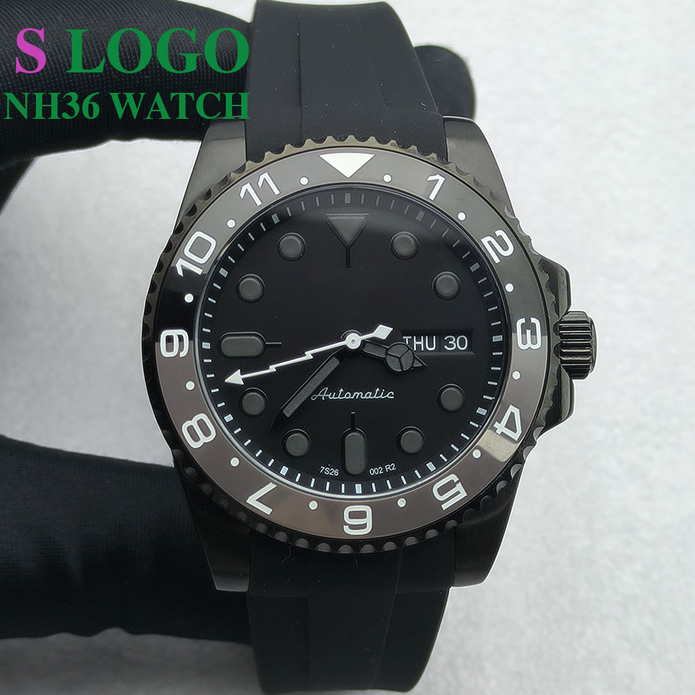 40MM NH36 Horloge Zwart Heren  - Stainless Bracelet Diver recensie en prijs