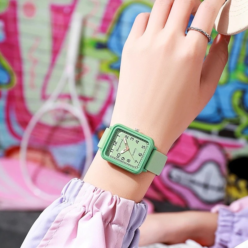 Mode rechthoek wijzerplaat dam - Silicone Band Women recensie en prijs