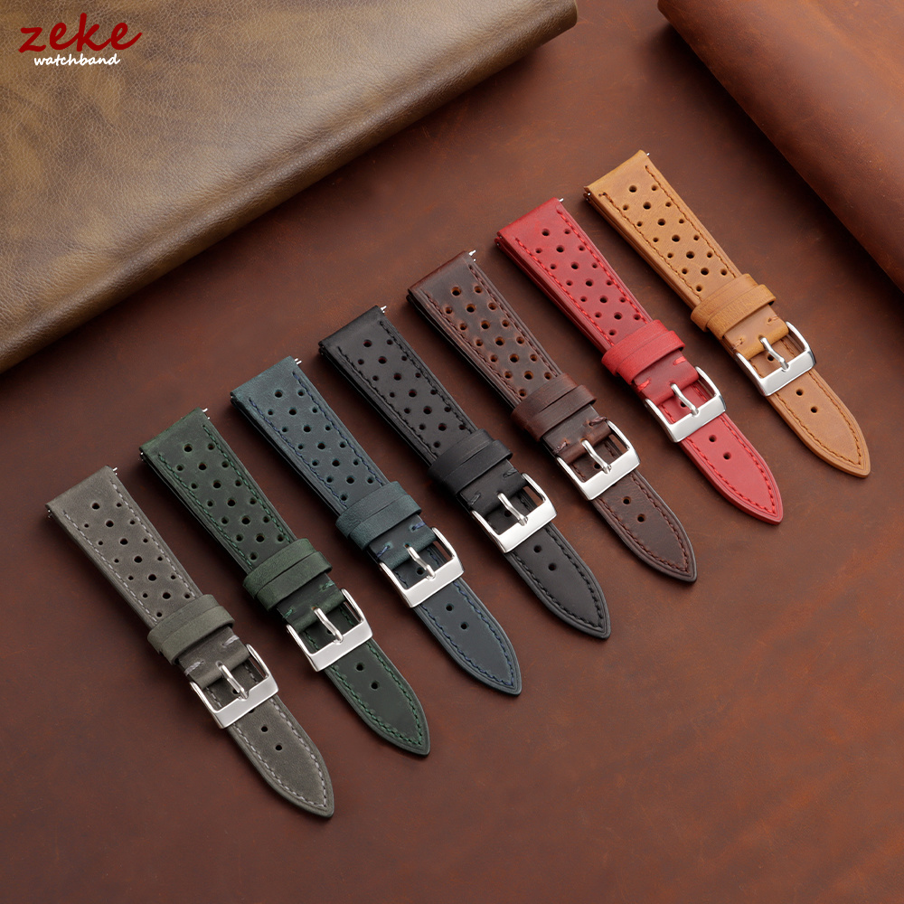 Vintage Racing lederen horloge - Leather Strap Quick Release recensie en prijs