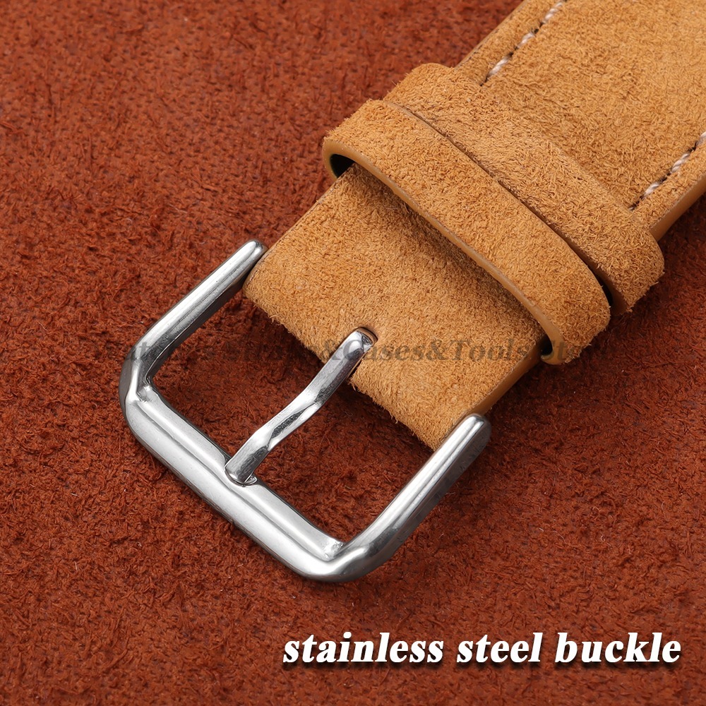 Vintage Suède Koeienhuid Horlo - Leather Strap Quick Release recensie en prijs