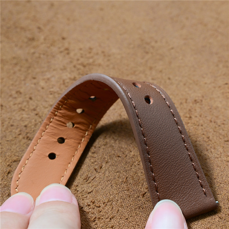 Lederen band voor 20 mm 22 mm  - Leather Strap Quick Release recensie en prijs