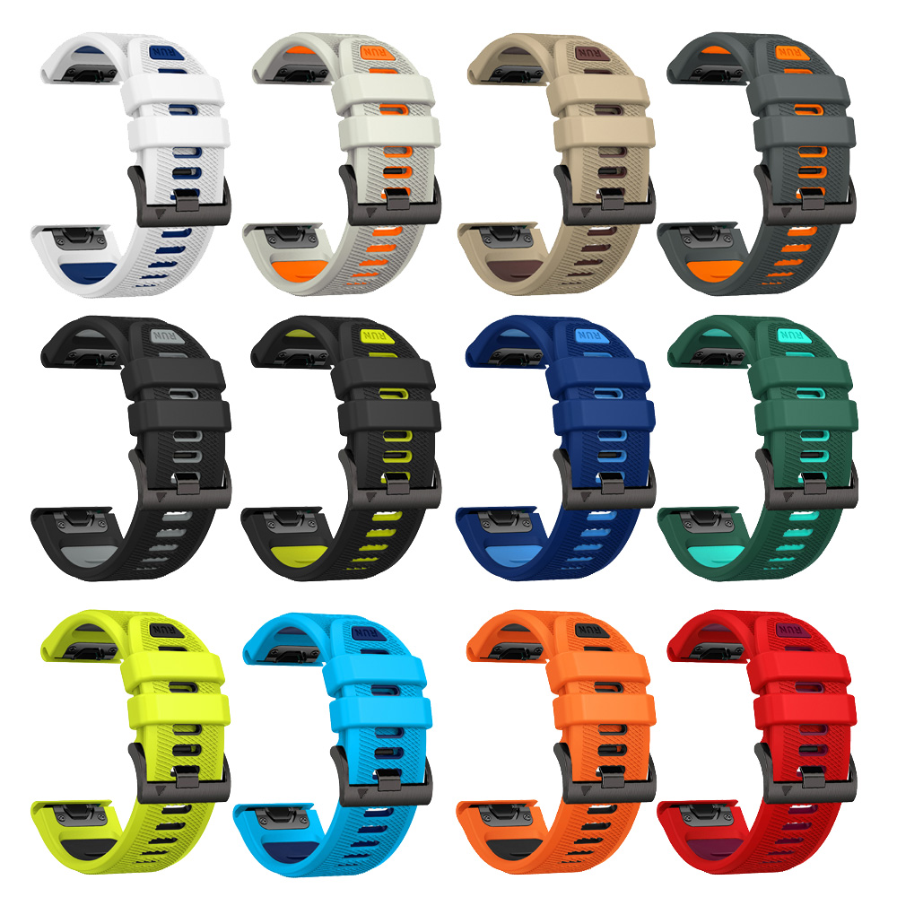 Siliconen Horlogeband Voor Ama - Silicone Watch Band 22Mm recensie en prijs