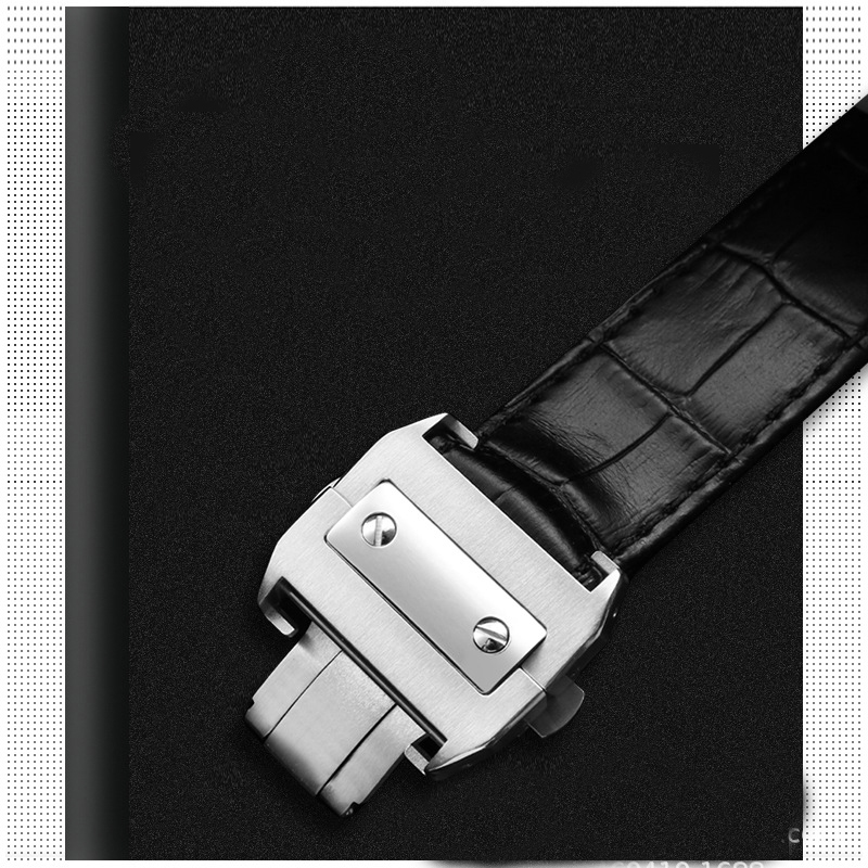 Echt leer Hoge kwaliteit horlo - Cartier Watch Santos recensie en prijs
