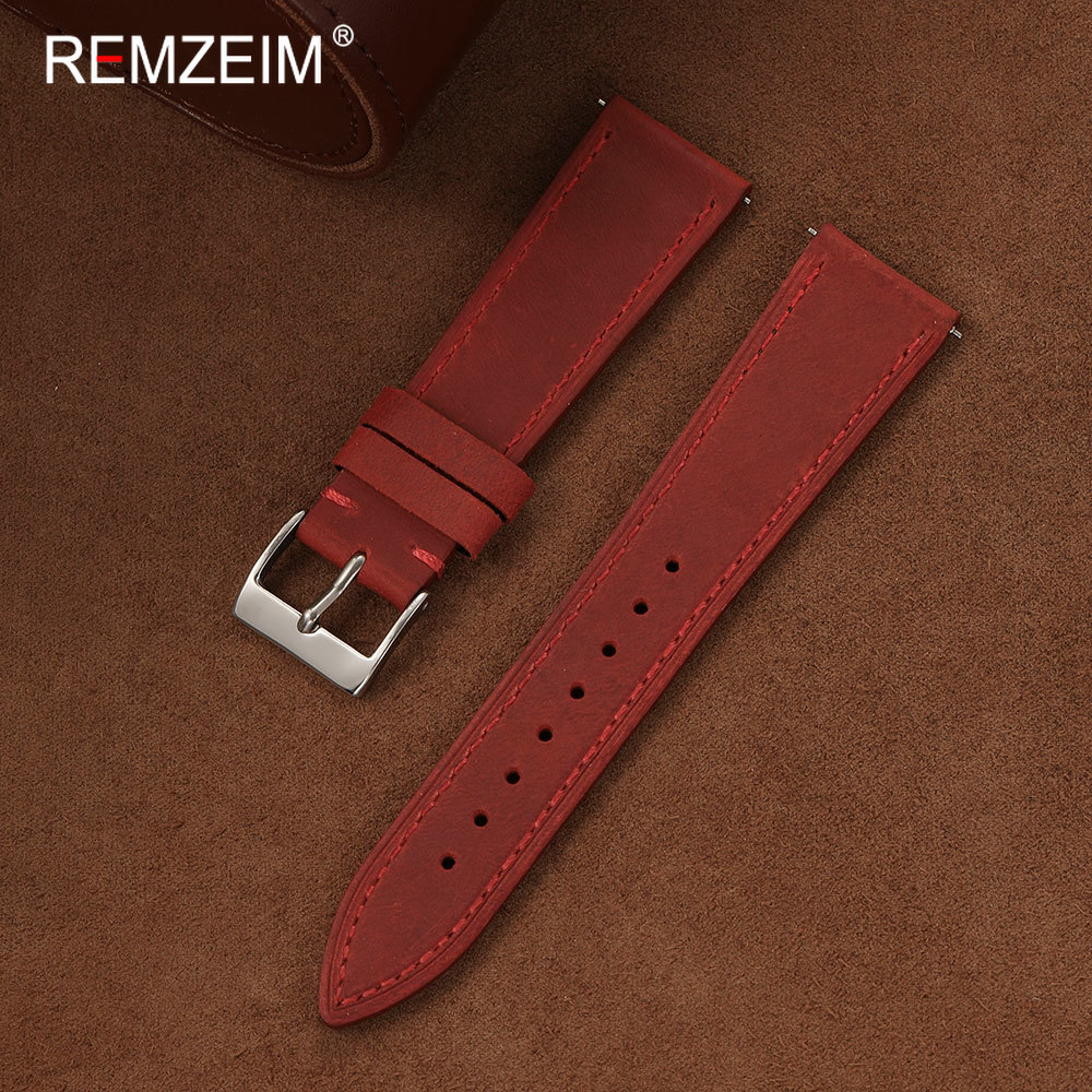 Vintage Crazy Horse lederen ho - Leather Strap Quick Release recensie en prijs