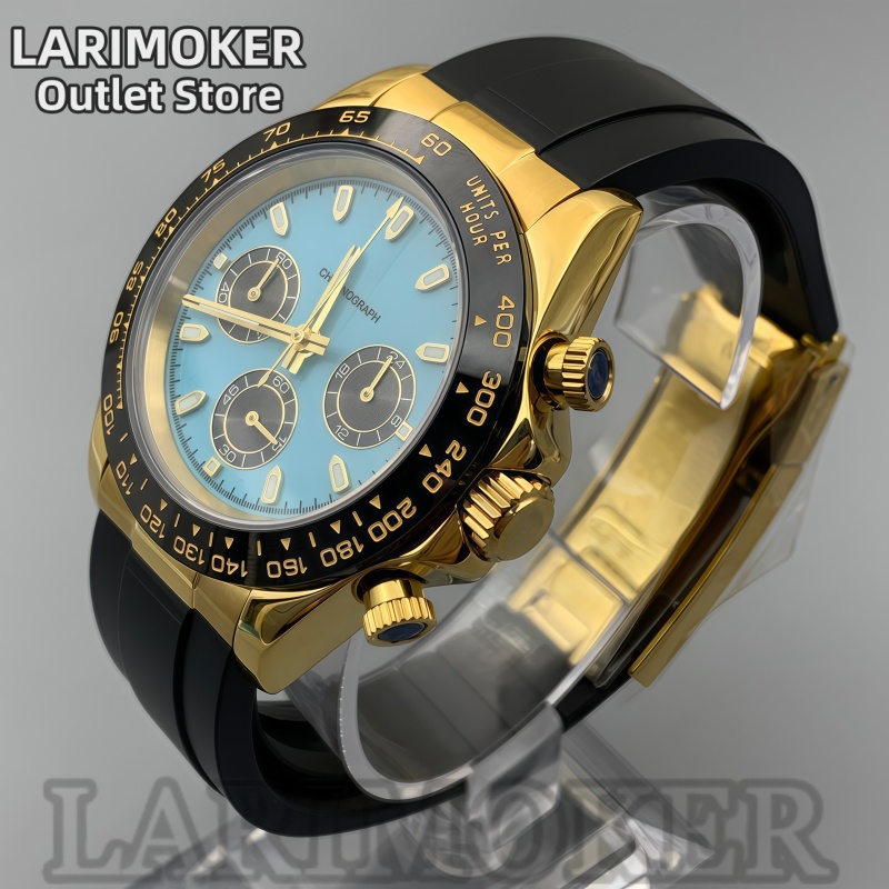 LARIMOKER 39 mm heren sporthor - Rubber Strap Diver recensie en prijs