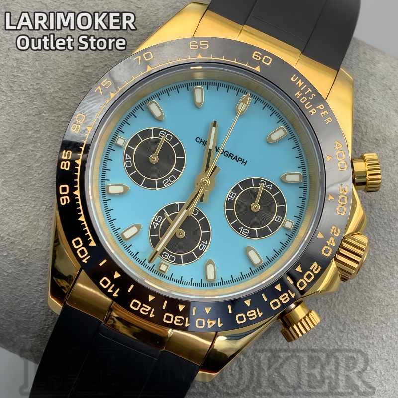 LARIMOKER 39 mm heren sporthor - Rubber Strap Diver recensie en prijs
