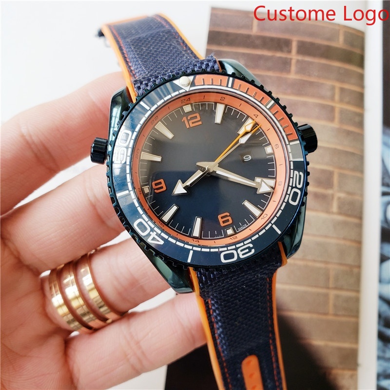 Herren GMT Duikhorloge Blauw-O - Rubber Strap Diver recensie en prijs