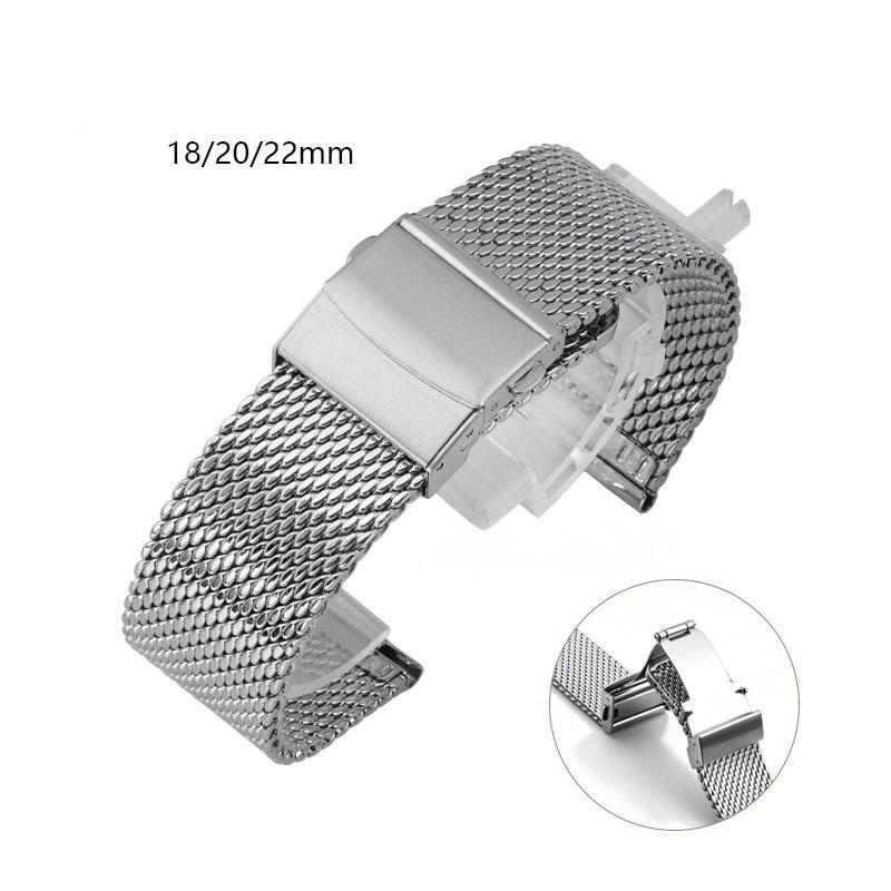 18mm 20mm 22mm Snelkoppeling 1 - Mesh Strap Metal recensie en prijs