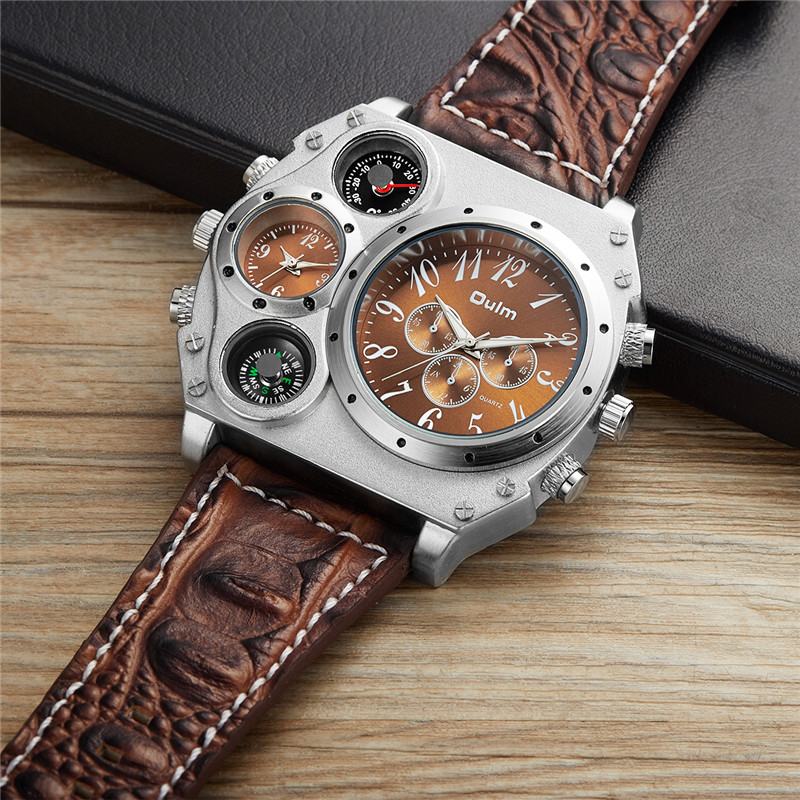 Nieuw Model OULM Horloge Manne - Leather Watch Band Men recensie en prijs
