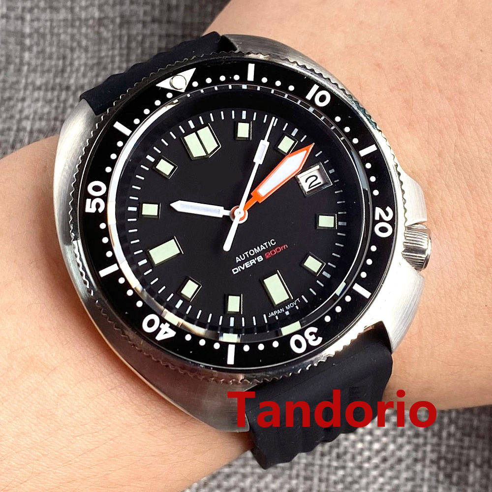 Tandorio 44mm Japan NH35/PT500 - Rubber Strap Diver recensie en prijs