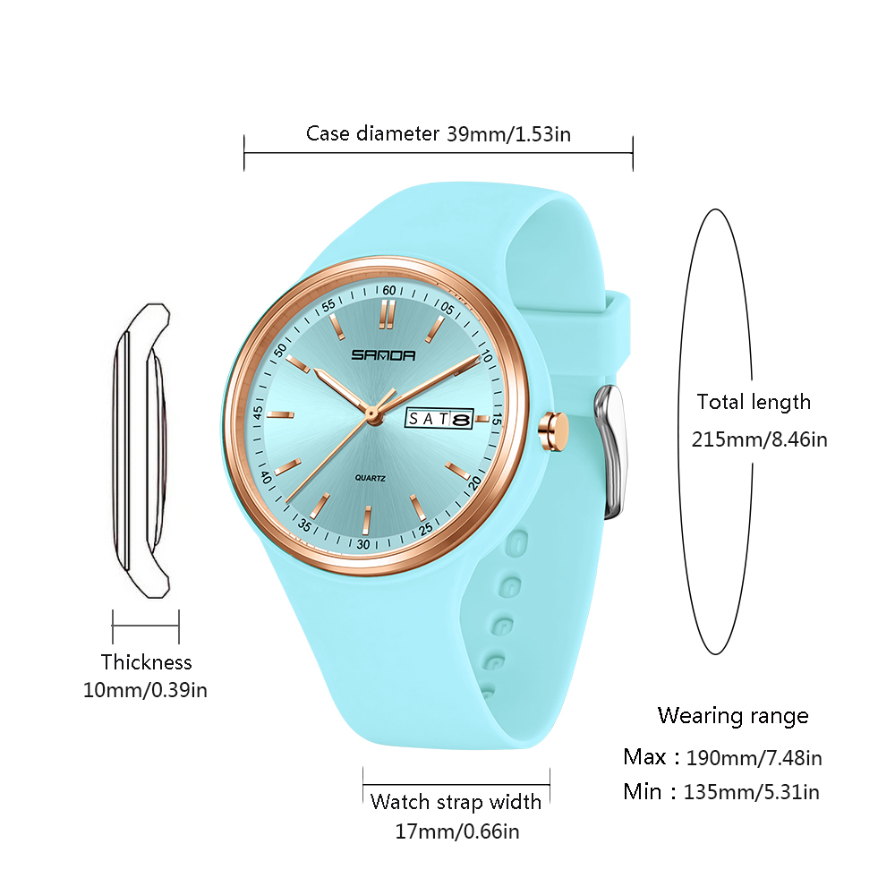 Modekalender Hoge kwaliteit da - Silicone Band Women recensie en prijs