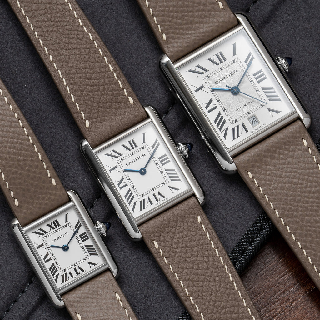 Vaderdagcadeau Epsom lederen h - Cartier Watch Santos recensie en prijs